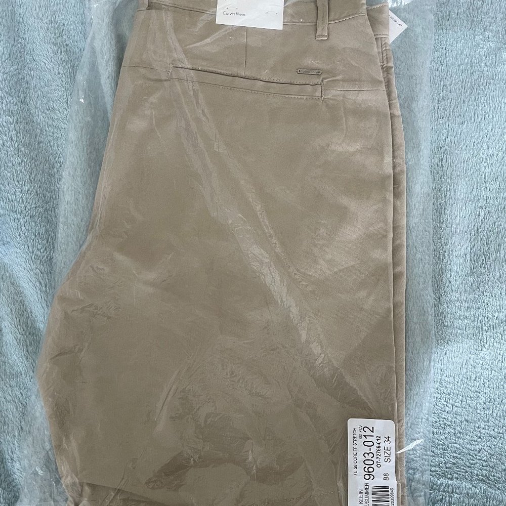 NEW CALVIN KLEIN CLOISONNE/SUMMER Shorts Size 34